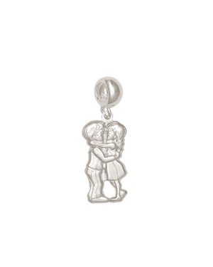 Pingente AG Berloque Casal se Beijando - G3 - 11mm x 33mm - 2.15gr