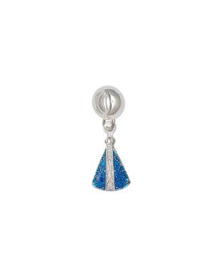 Pingente AG Berloque N. Sr. Aparecida 12mm - G5 - 9mm x 24mm - 1.14gr