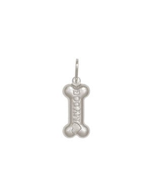 Pingente AG Osso 18mm My Dog - G1 - 9mm x 27mm - 1.14gr