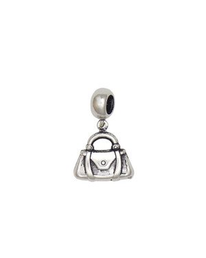 Pingente AG Berloque (Envelhecida) Bolsa Dupla 15mm  - G3 - 15mm x 24mm - 1.94gr