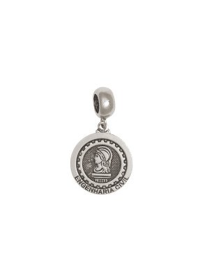 Pingente AG Berloque (Envelhecida) Engenharia Civil 15mm  - G5 - 15mm x 27mm - 2.08gr