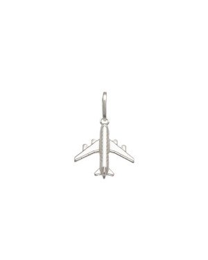 Pingente AG Aviao 15mmm - G3 - 15mm x 23mm - 0.68gr