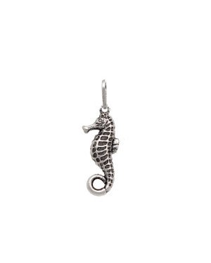 Pingente AG (envelhecida) Cavalo Marinho 20mm  - G5 - 9mm x 29mm - 0.83gr