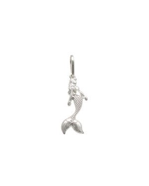 Pingente AG Sereia 20mm - G3 - 7mm x 28mm - 0.77gr