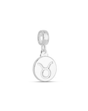 Pingente AG Berloque  (Sem Envelhecer) Signo Touro  - G5 - 11mm x 22mm - 1.54gr