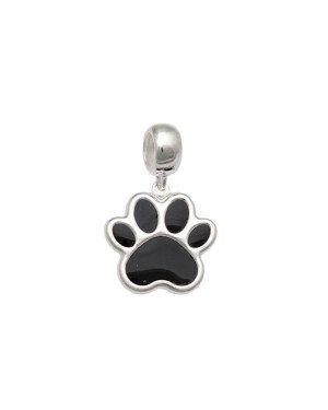 Pingente AG Berloque Pata Pet 16mm c/ Resina - G5 - 17mm x 26mm - 2.32gr
