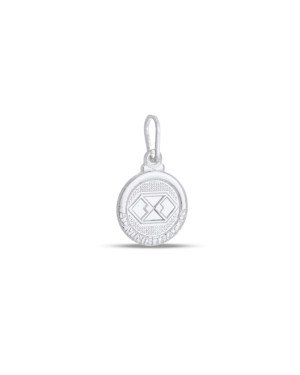 Pingente AG (SEM Envelher) Redondo 11mm Profissao "Administracao"  - G3 - 11mm x 19mm - 0.89gr