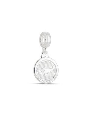 Pingente AG (sem envelhecer) Berloque Profissao 11mm Enfermagem - G5 - 11mm x 23mm - 1.46gr