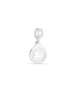Pingente AG Berloque Profissao "Costureira" (S/ Envelhecer) - G5 - 11mm x 23mm - 1.39gr