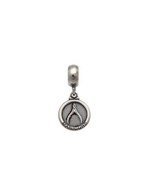 Pingente AG (B. Envelhecido) Berloque Profissao Manicure - G5 - 11mm x 23mm - 1.52gr