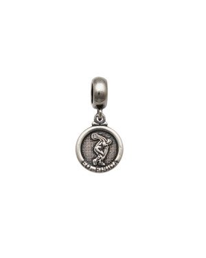 Pingente AG (B. Envelhecido) Berloque Profissao 11mm Educacao Fisica - G5 - 11mm x 23mm - 1.42gr