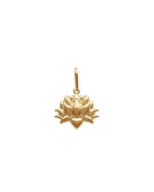 Pingente Flor de Lotus 12mm - 00 - 15mm x 20mm - 0.79gr