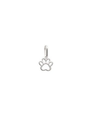 Pingente AG Pata 8mm Vazado - G5 - 8mm x 14mm - 0.26gr