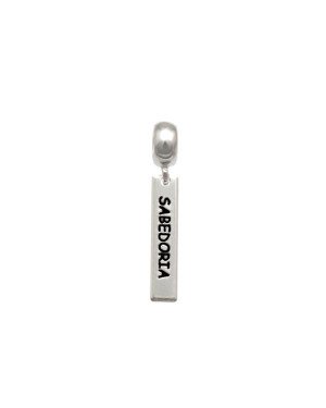 Pingente AG Berloque Placa 20x4 Sabedoria c/ Resina - G5 - 4mm x 28mm - 1.23gr