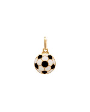 Pingente Bola Mini 11mm (Branco/Preto) - 00 - 11mm x 20mm - 0.70gr