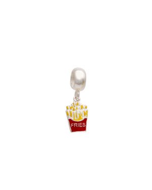 Pingente AG Berloque Batata Frita 10mm - G6 - 8mm x 19mm - 1.05gr