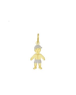Pingente Menino - 00 - 9mm x 22mm - 0.46gr