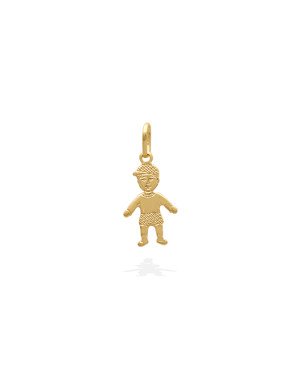 Pingente Menino (SEM RODIO) - 00 - 9mm x 22mm - 0.44gr