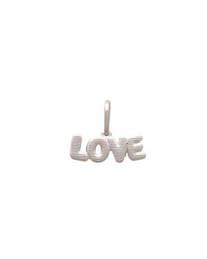 Pingente AG Love Reticulado  - G5 - 15mm x 12mm - 0.52gr