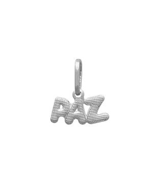 Pingente AG Paz Reticulado 5mm  - G5 - 11mm x 13mm - 0.41gr