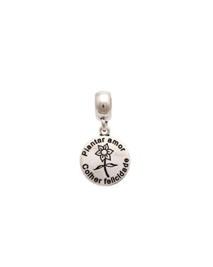 Pingente AG (Envelhecido) Berloque Plantar Amor Colher Felicidade - G5 - 1mm x 1mm - 1.65gr