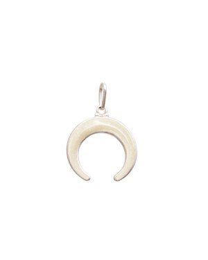 Pingente AG Chifre Boho 20mm p/ Resina - G3 - 20mm x 29mm - 1.60gr