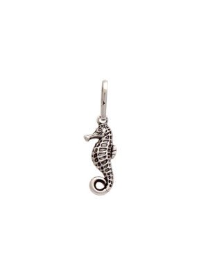 Pingente AG (Envelhecido) Cavalo Marinho 14mm  - G5 - 6mm x 22mm - 0.46gr