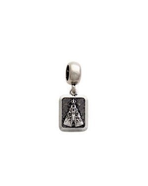 Pingente AG (Envelhecido) Berloque c/ Nossa Sra. Aparecida - G5 - 10mm x 24mm - 1.83gr