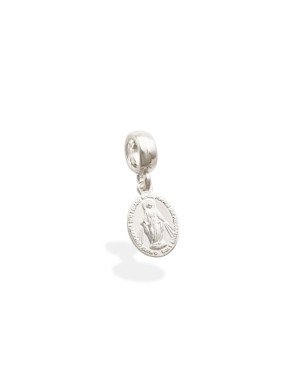 Pingente AG Berloque N Sra Gracas  - G5 - 8mm x 19mm - 1.17gr