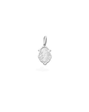 Pingente AG Moldura Nossa Senhora de Lourdes 14mm - G1 - 10mm x 22mm - 0.79gr