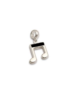 Pingente AG Berloque Nota Musical - G3 - 14mm x 25mm - 1.73gr