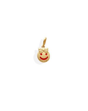 Pingente Cabeca Menina  - 00 - 9mm x 17mm - 0.52gr