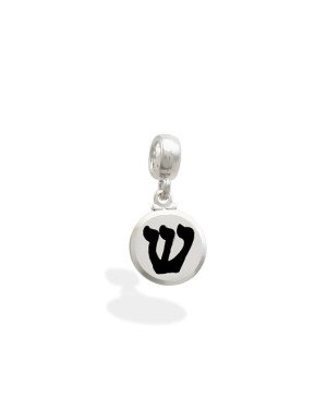 Pingente AG Berloque Medalha "Menorah" Simbolo Judaico - G5 - 11mm x 24mm - 1.50gr
