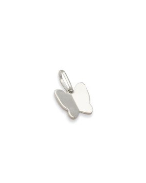 Pingente AG Borboleta Dobradura 10mm - G3 - 10mm x 16mm - 0.72gr