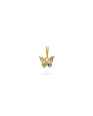 Pingente Borboleta 10x7.5mm p/ Pedras  - 00 - 10mm x 12mm - 0.38gr
