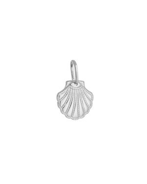 Pingente AG Concha 13mm Borda de Corda  - G1 - 14mm x 20mm - 1.19gr
