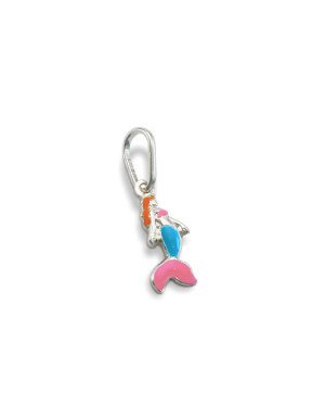 Pingente AG Sereia 12mm p/ Resina - G6 - 6mm x 20mm - 0.35gr