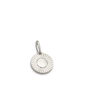 Pingente AG 11mm Botao - G1 - 5mm x 13mm - 1.10gr
