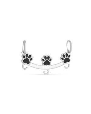 Pingente AG Canga c/ 3 Patas Lisa p/ Resina 3 Argolas - G5 - 29mm x 16mm - 1.04gr