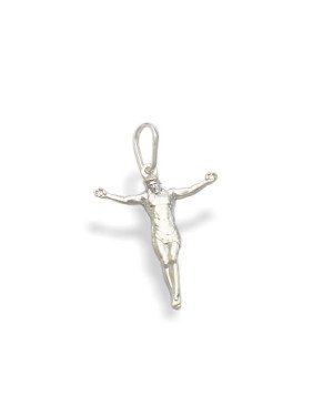 Pingente AG Cristo Macico 21mm - G3 - 19mm x 30mm - 1.30gr