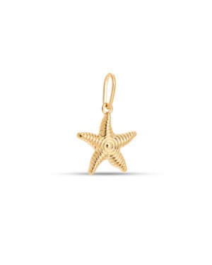 Pingente Estrela do Mar c/ Ondas 13mm - 00 - 15mm x 23mm - 0.70gr