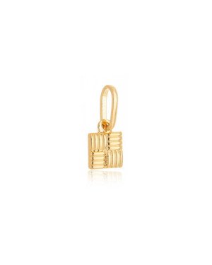 Pingente Quadrado 5.5mm Trancado - 00 - 5mm x 13mm - 0.30gr