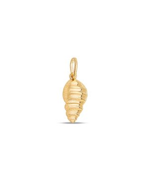 Pingente Caracol Marinho Novo 13mm  - 00 - 8mm x 20mm - 0.60gr