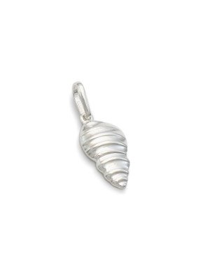 Pingente AG Caracol Marinho Novo 13mm  - G3 - 8mm x 20mm - 0.56gr