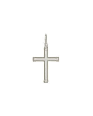 Pingente Cruz Lisa - G1 - 14mm x 28mm - 0.90gr
