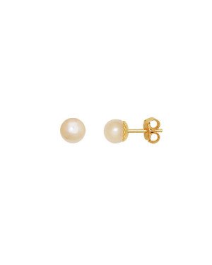 Brinco Perola - 00 - 6mm x 6mm - 0.76gr