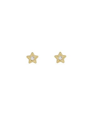 Brinco Estrela Mini Pedra - 00 - 6mm x 6mm - 0.62gr