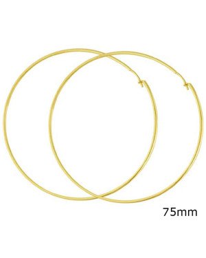 Brinco Argola Super Grande - 00 - 73mm x 73mm - 7.71gr