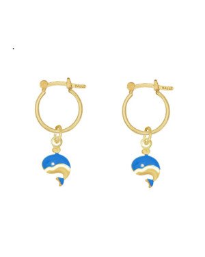 Brinco Argola com Baleinha Resina - 00 - 12mm x 25mm - 1.37gr
