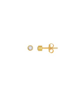 Brinco Pedra - 00 - 3mm x 3mm - 0.73gr